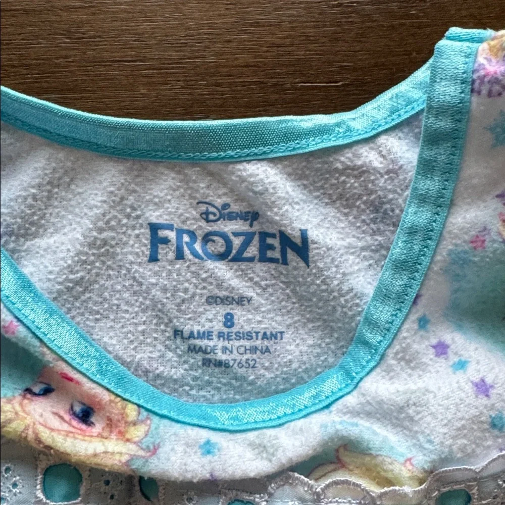 3 for $10 - Size 8 Disney Frozen Princess Elsa night gown dress - Picture 2 of 6